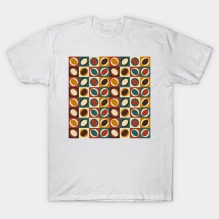 Mid Century Geometric Seamless Pattern T-Shirt